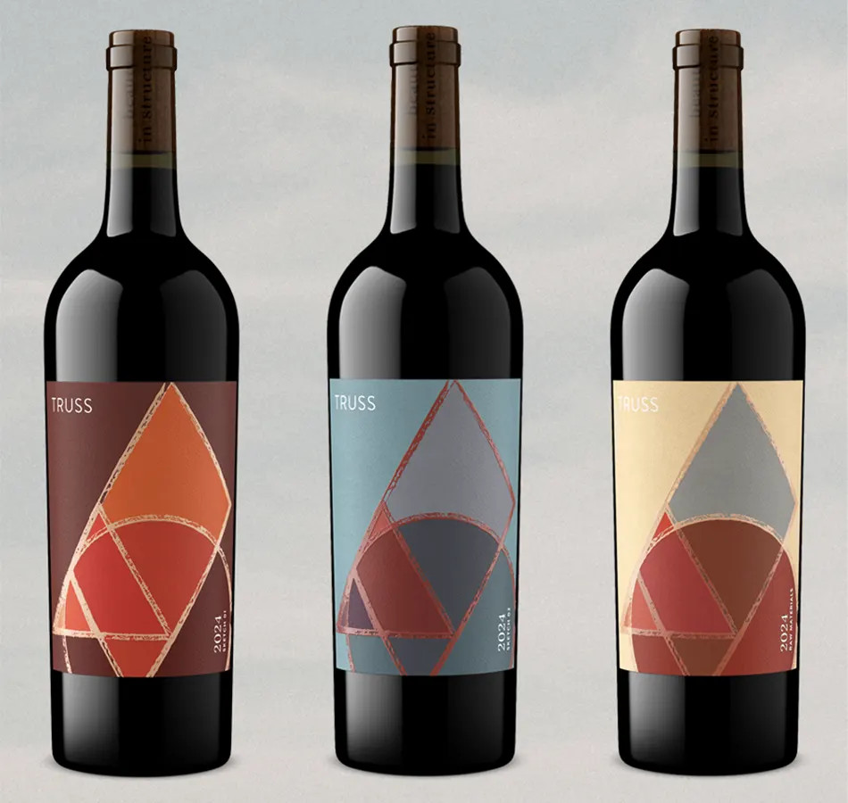 Truss Wines Paso Robles Wine Label Art